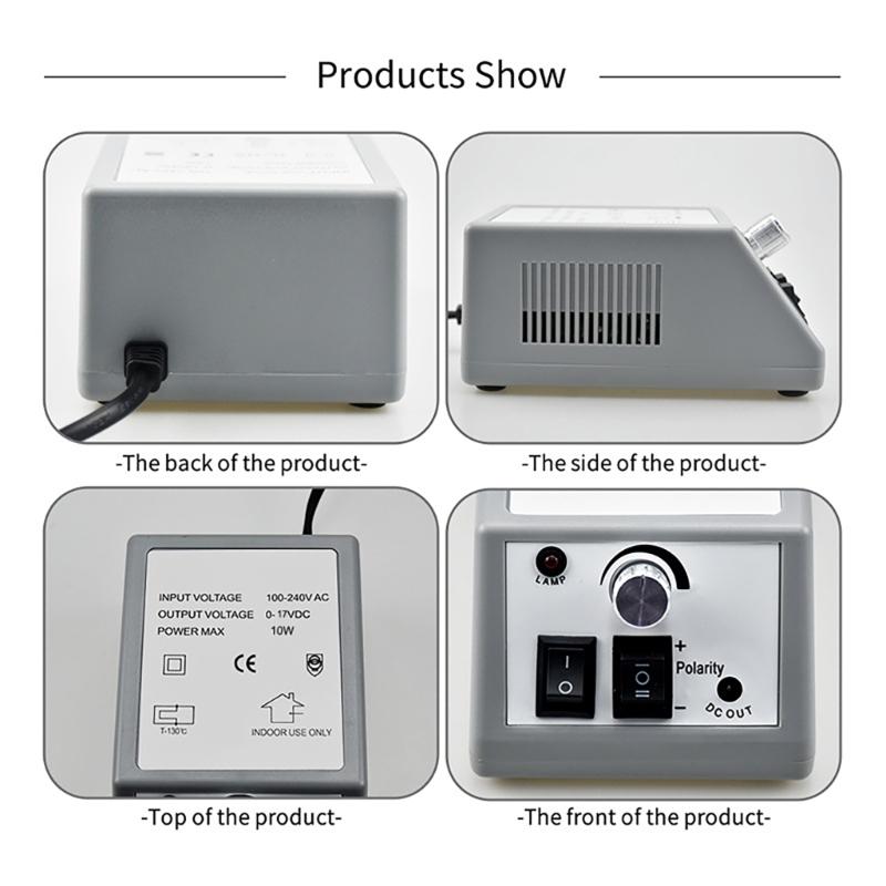 Electric Nails Drill Machine Nails Drill Nails File Drill Set Nail Polishing Machine with Adjustable Speed for Nails