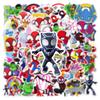 10/30/50pcs  Spider-Man and His Amazing Friends Cartoon Stickers Anime Decals Laptop Phone Waterproof Decoration Sticker