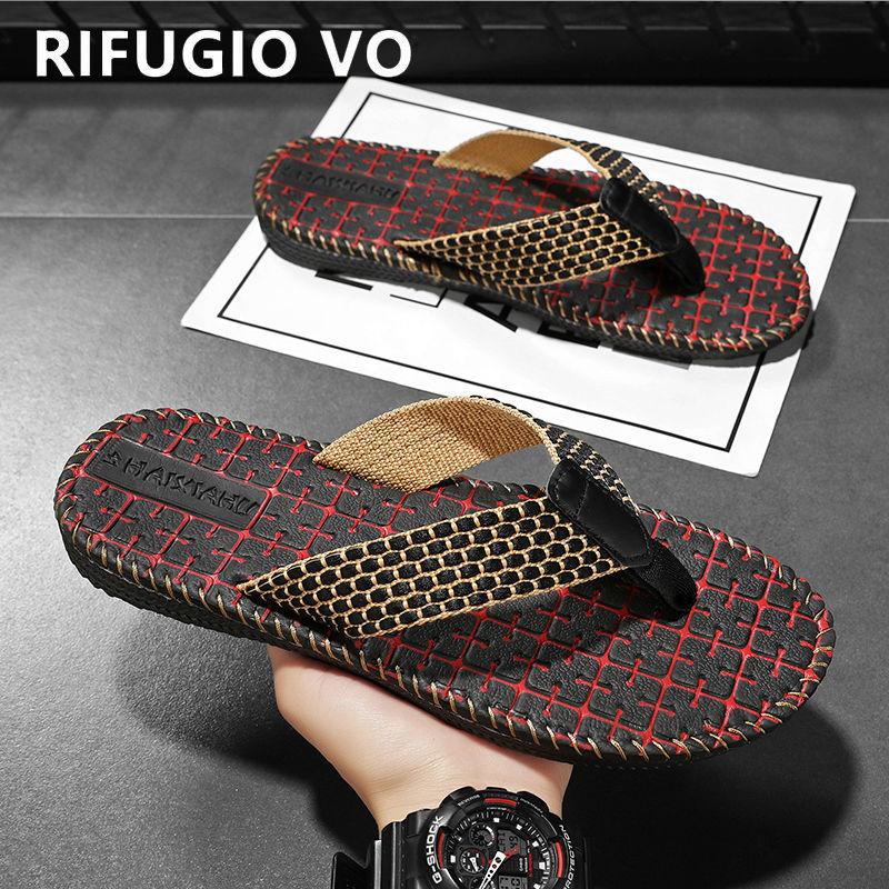 

Шлепанцы мужские летние нескользящие и износостойкие холодные тапочки вьетнамские сандалии пляжная обувь для отдыха на природе 39