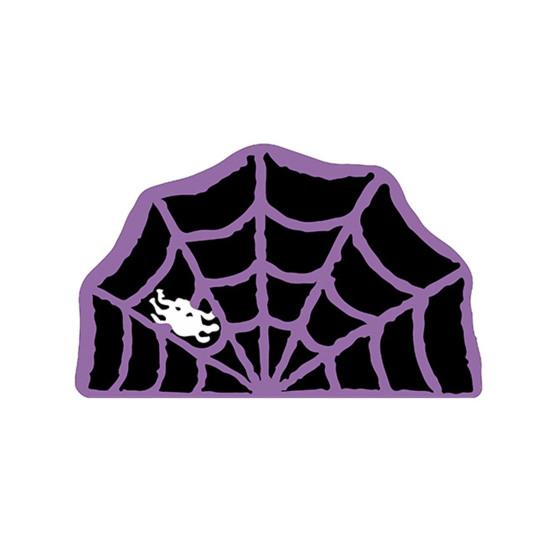 Halloween Welcome Doormat Half Circle Spider-Web Bat Skull Pumpkin Shape Floor Mat Non-Slip Entrance Mat for Front Door Porch Home Decoration