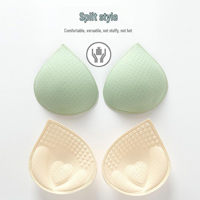 Breathable Detachable Latex Bra Inserts: Thickened Thin Cup Pads