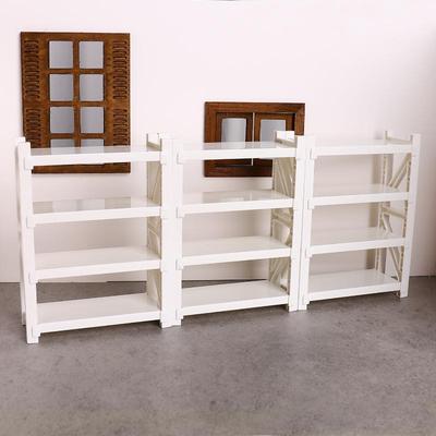 1/12 Dollhouse Simulation Storage Shelves Warehouse Racks Model Dollhouse Mini Furniture Decoration Dolls House Accessories