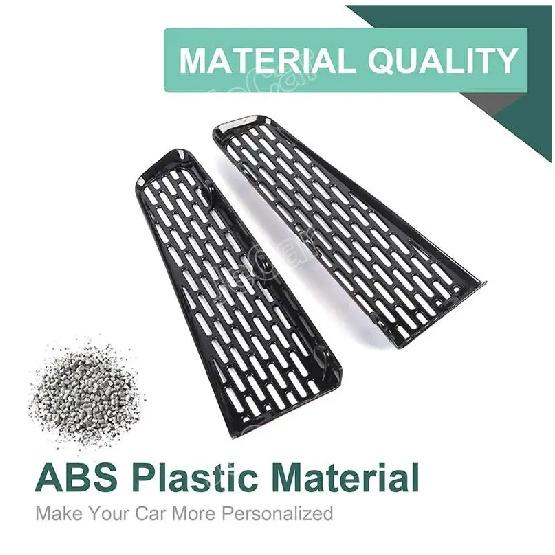 JeCar Car Front Bumper Racing Grill Insert Grille Trim ABS Sticker Cover For Ford Bronco 2021 UP Car Exterior Accessories