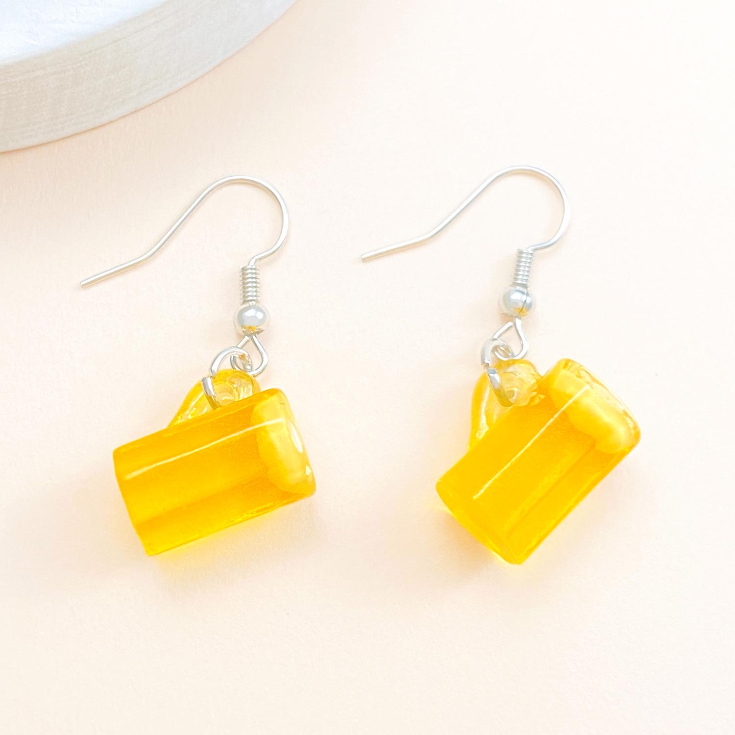 

Трендовые акриловые серьги-подвески в виде листьев и фруктов: Креативные и уникальные крючки для ушей