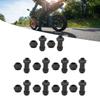 Set da 10 Copripolvere Pinza Freno a Disco Moto Lungo Corto Alta Precisione Gomma Universale