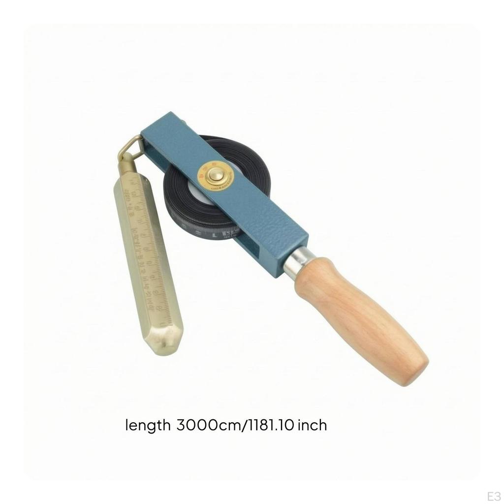 Oil Gauging Tape Resistant Sounding with Plumb Bob Accurate Calibration Petroleum Tank Depth