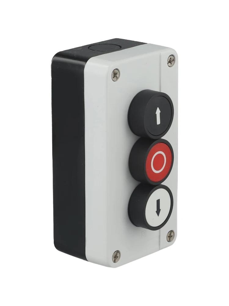 Sleek Design of 3 Position Push Button Switch Control Box with Reset Momentary Function Enhancing User Experience
