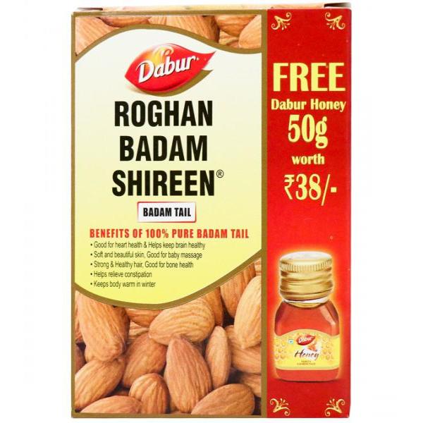 

Dabur Roghan Badam Shireen Badam Хвост с медом Дабур 50 г бесплатно