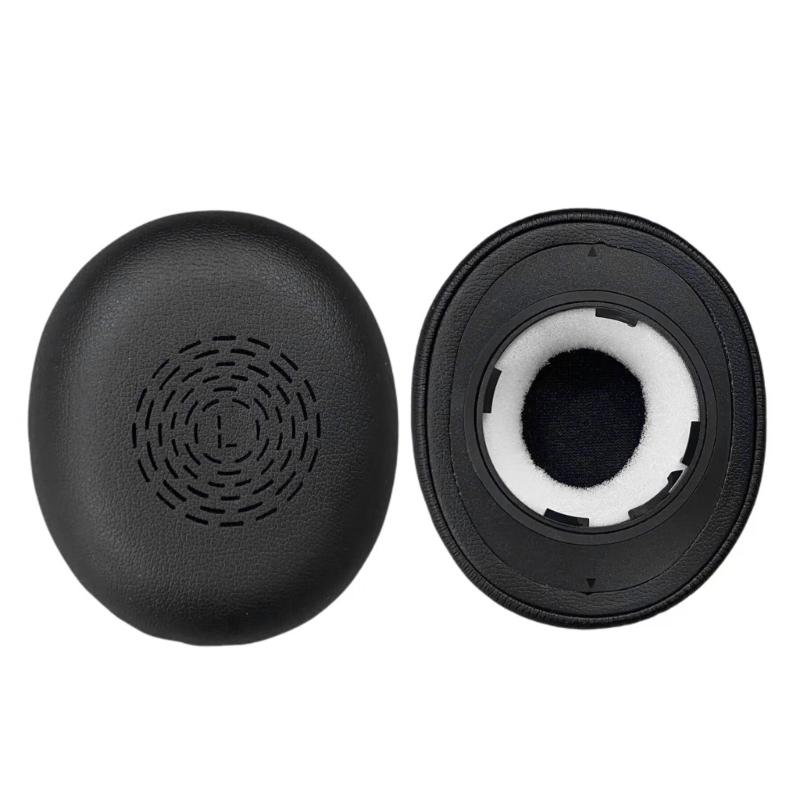 Memory Foam Replacement Ear Cushions with Protein Leather Strong Noise Isolating Ear Pad for Evolve2 65 1