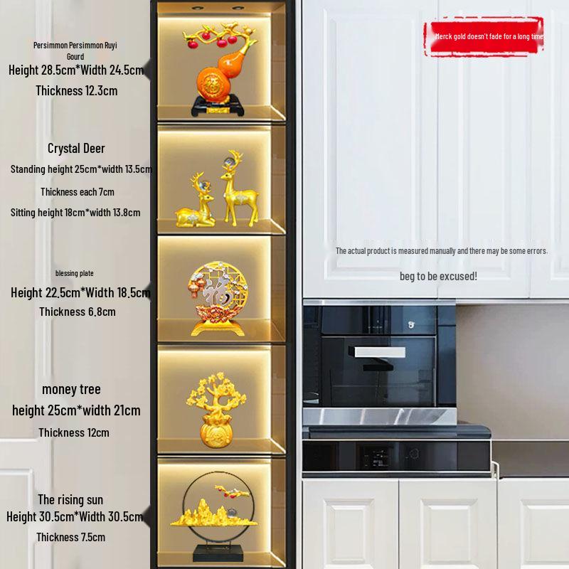 Luxury Wine Cabinet Ornaments for Living Room Entrance Decoration