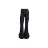 Originals Trefoil Contrast Stripe Slim Flare Track Pants Women Bottoms Black IC5590