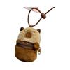 Adorable Panda And Capybara Earphone Case Keychain Plush With Coin Purse And Toy