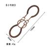 Puzzle Zinc Alloy Intelligence Unlocking Ring Unlocking Set, Nine-Link Educational Toy, Kong Ming Luban Lock Mechanism Box