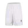 Kelme Soccer Game Pants, Half-Length, Soccer Wear Bottoms, Moisture-Wicking, Quick-Drying, Practice Training Shorts, White, XL