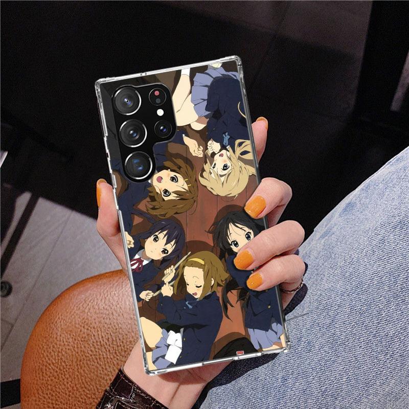 K On! Hirasawa Yui Anime Phnoe Case for Samsung Galaxy S26 S25 Edge S23 S24 Ultra S22 Plus S21 S20 FE Unique Cover Soft Coque Ga