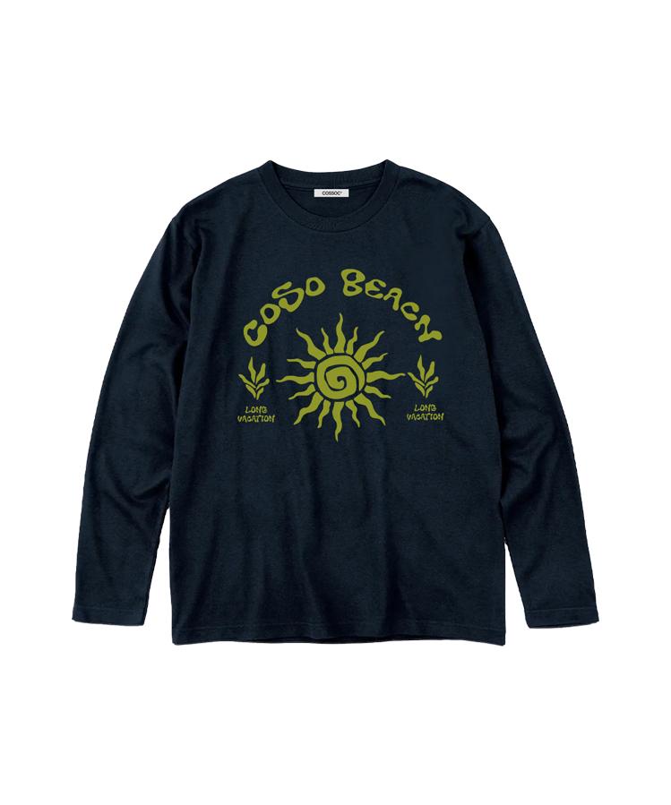 Koso Beach Artwork Long Sleeve (Navy)