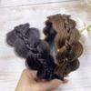 1 Piece Fishbone Braid Wig Hairband Vintage Women's Handmade Styling Non-slip Headband Bridal Gift Hair Accessories