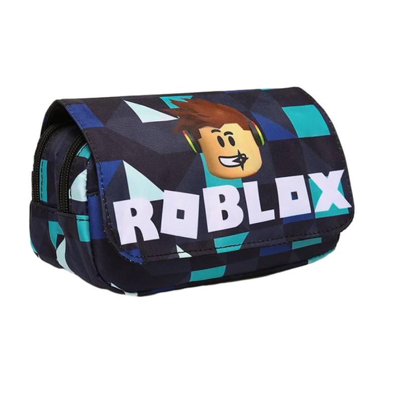 3d New Virtual World Roblox Dual-layer Pencil Case For Elementary And Middle School Students