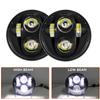 2PCS 5.75 inch LED Headlight Projector for Triumph Rocket iii 3 & Speed Triple & Street Triple 5 3/4" Headlamp For Iron 883 Dyna