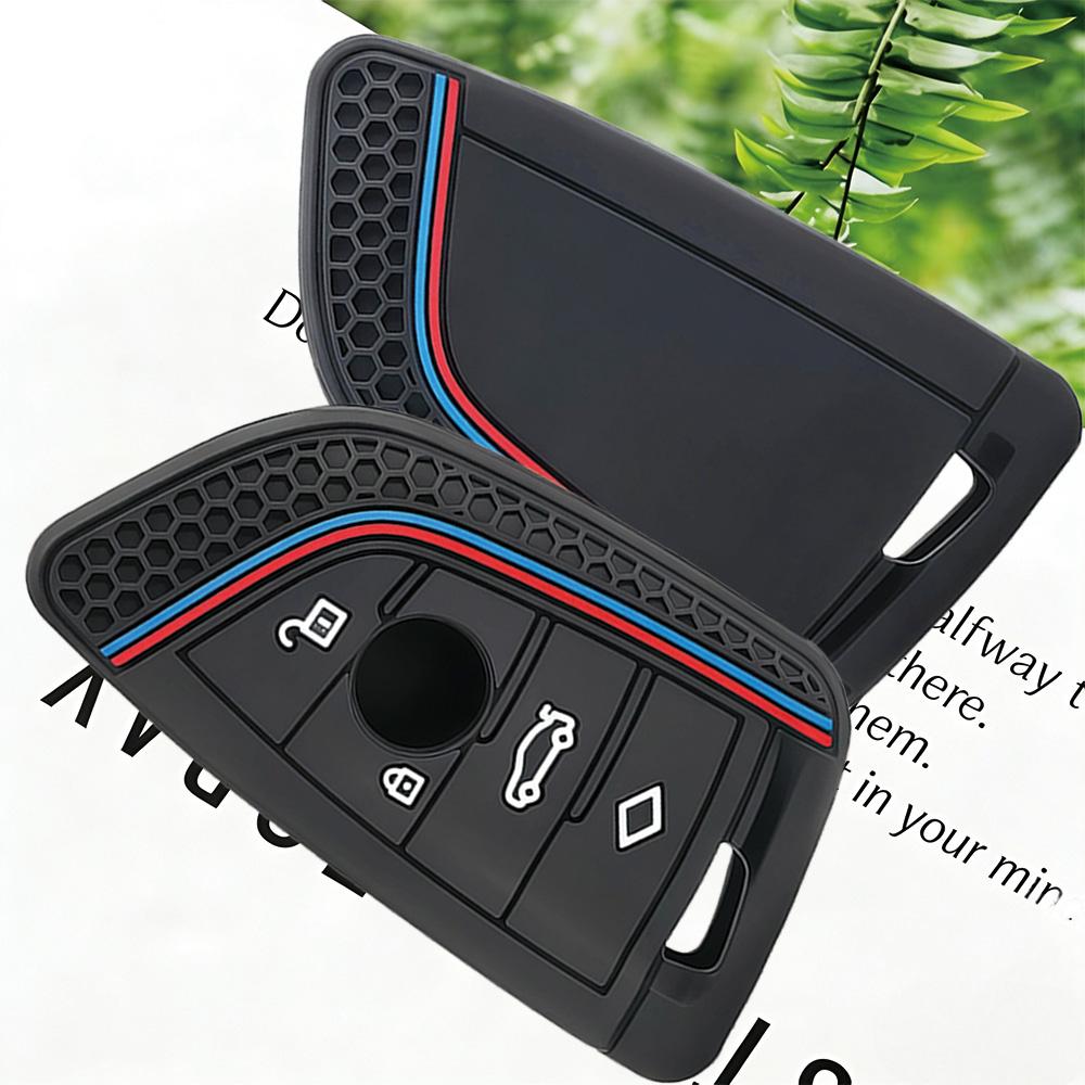 Silicone Car Key Case Cover Shell Fob For Bmw F30 F31 F32 F34 F20 F21 F07 F10 1 3 5 7 Series X1 X3 G01 X4 G02 X5 F15 F16 M3 M4