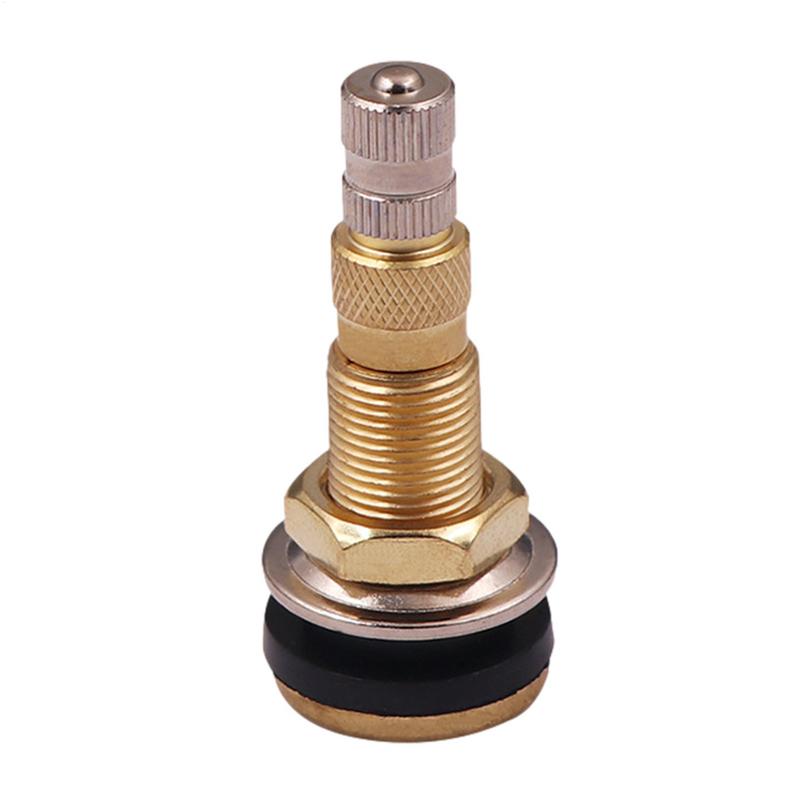 TR618A Tubeless Valve Stem Truck Brass Valve Stem Tire Stem And Caps Tire Valves Tractor Valve Stem For Industrial Tractor Tool