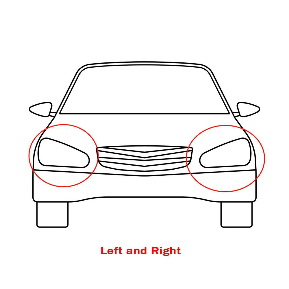 Transparent Plexiglass Lampshade Headlight Shell Headlamp Cover Lamp Shade Lens For Mercedes-Benz CLA W117 2016 2017 2018 2019