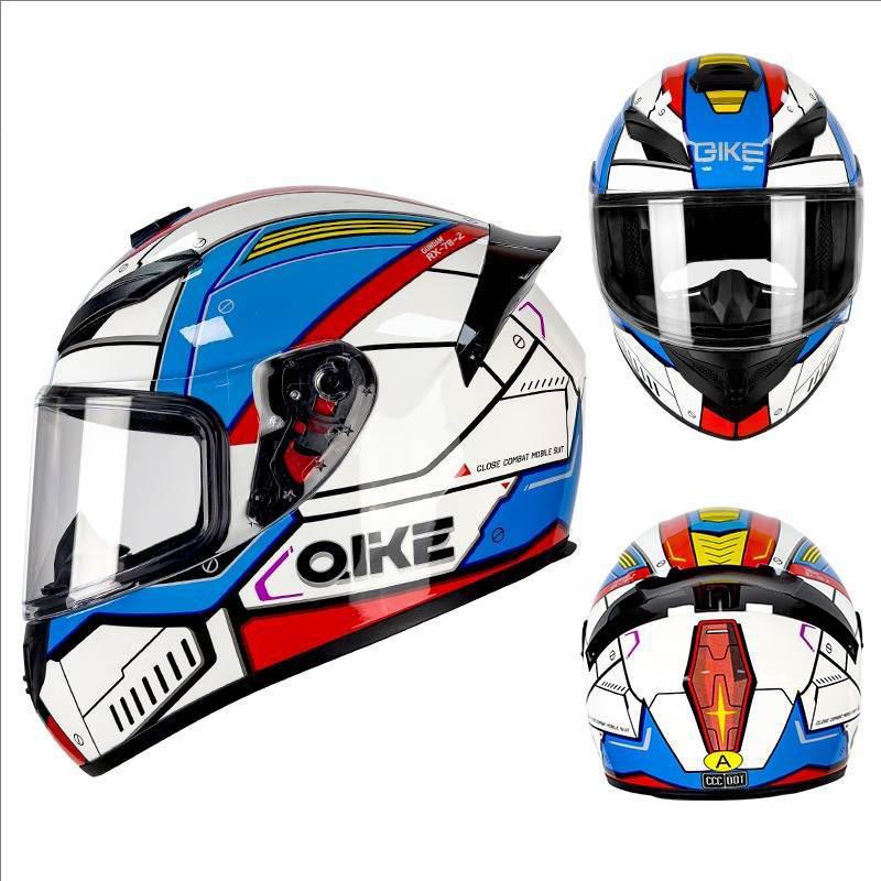 DOT Certified Motorcycle Full Face Helmet for Couples Men Women Racing Style Scooter Karting Headgear Protective Gear