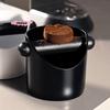 Shock-Absorbent Espresso Coffee Knock Box Anti-Slip Dump Bin with Removable Knock Bar for Coffee Grounds Waste Bin