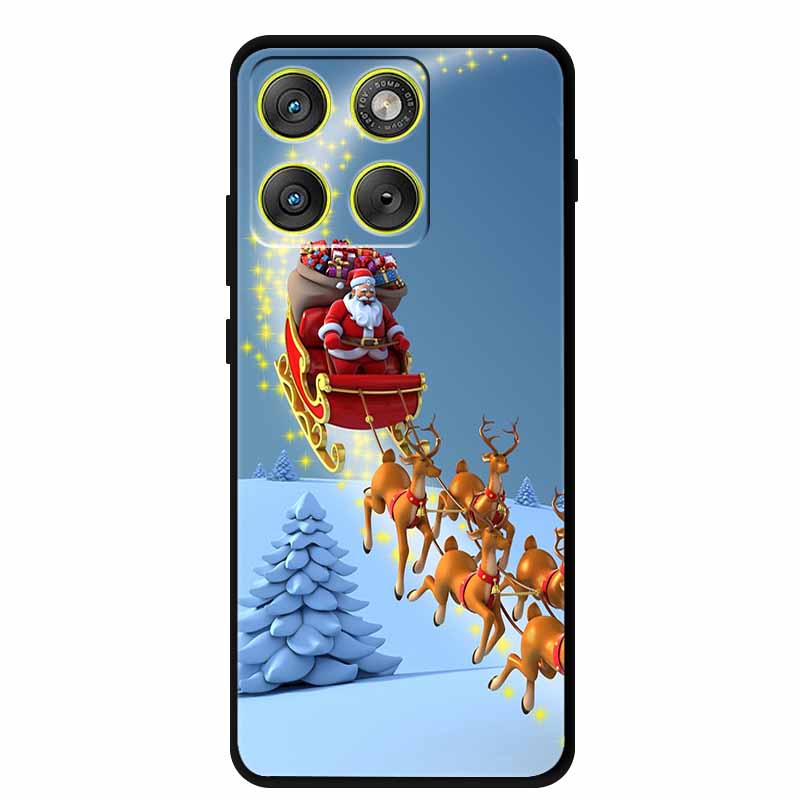 Christmas Phone Cases For Motorola Edge 70 5G Case Silicone Soft Back Cover Christmas Tree for Moto X70 Air 5G Edge70 Back Cover