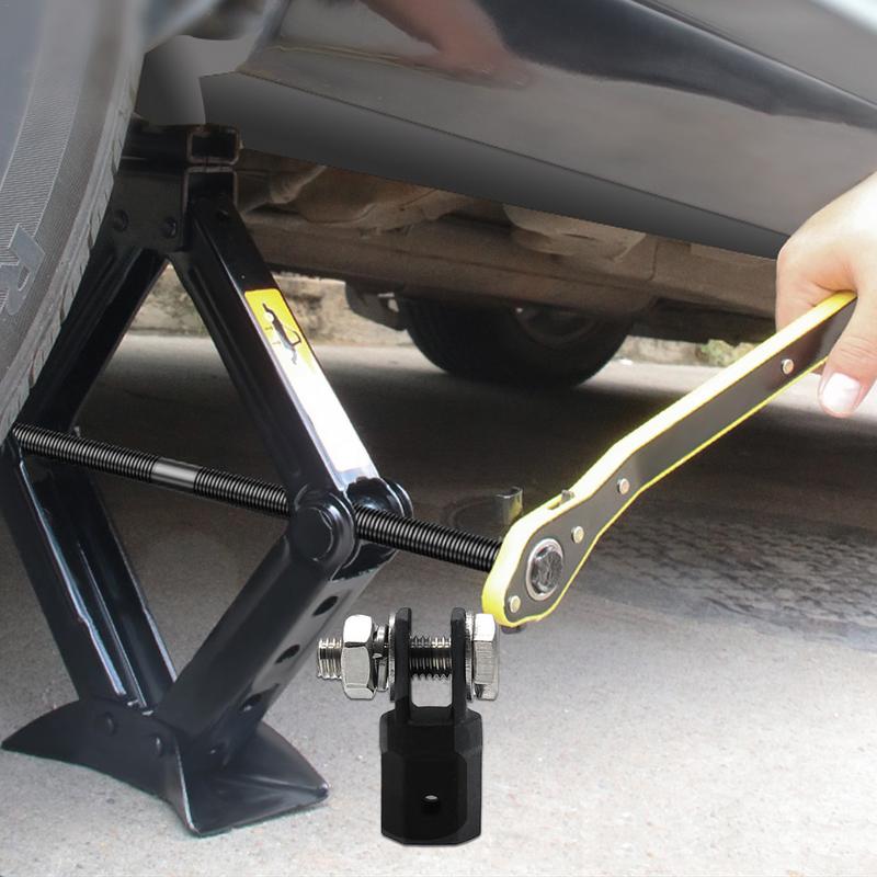 Trailer Jack Drill Adapter Scissor Jack Socket Adapter For Car And Automotive Jack Universal Scissor Jack Impact Adapter