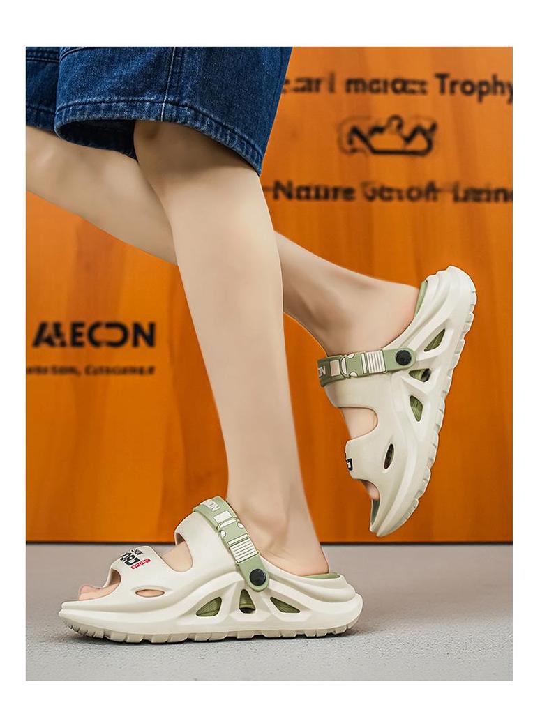 Zapatillas de Verano Elegantes para Hombre con Tira Única de EVA para Exteriores y Conducir