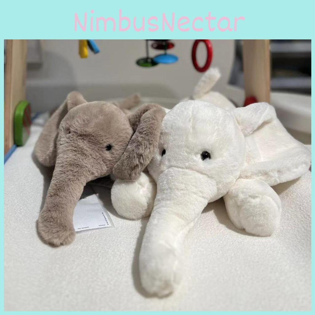 Elephant Toy Plush Stuffed Animal Doll Bedroom Decoration Kids Adorable Gift