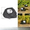 Solar Stone Lamp - Outdoor Garden and Courtyard Landscape Lamp - Lawn Lamp - Spotlight - Long Battery Life - Super Bright