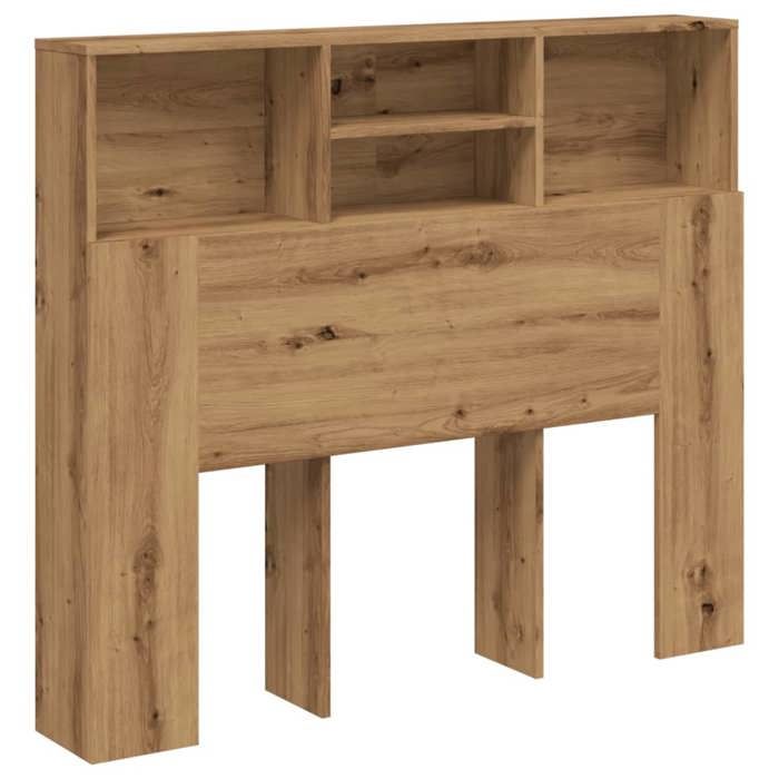 VidaXL Headboard Cabinet Artisan Oak 120x19x103.5 Cm 856867