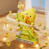 Creative Electric Duck Track Toys Cute Duck Roller Coaster Toy Ducklings Climbing Stairs Toy  Baby