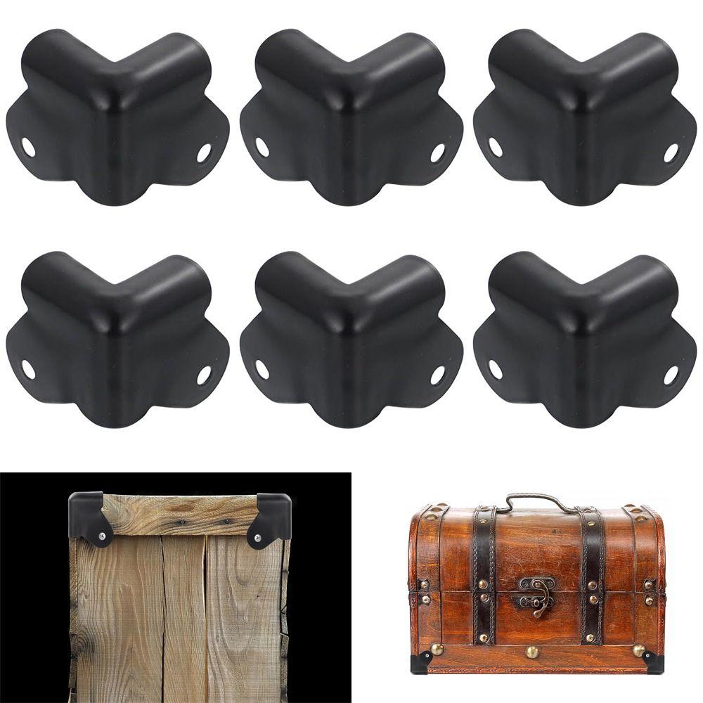 Black Corner Covers Iron Speaker Wrap Angle Useful Child Safety Bumper  Speaker Accessories