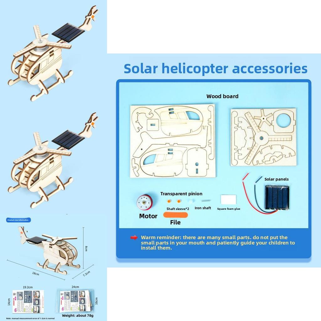 Science Experiment Diy Solar Powered Airplane Stem Educational Kit For Children