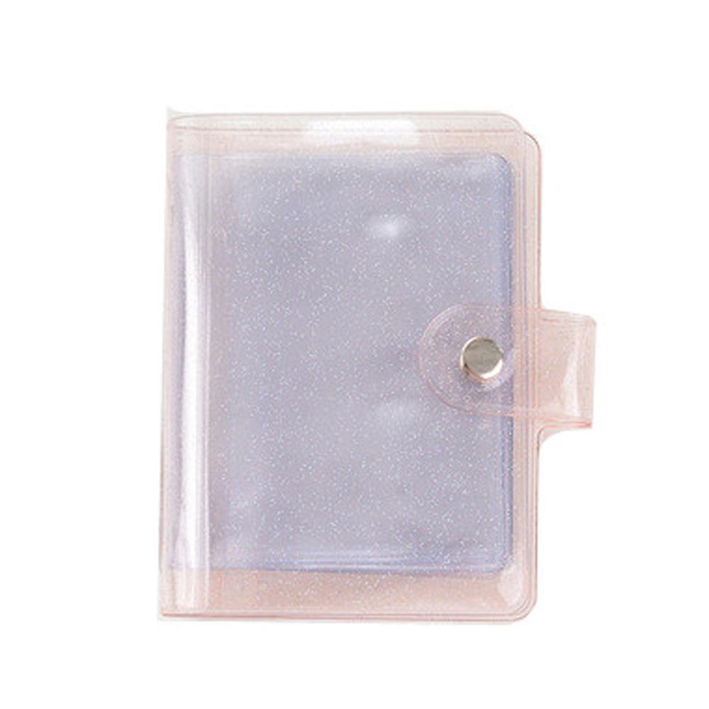 

3 inches Binders Albums Jelly Color LOMO Cards Photo Album Card Stock Mini Photo Album Card Holder розовый