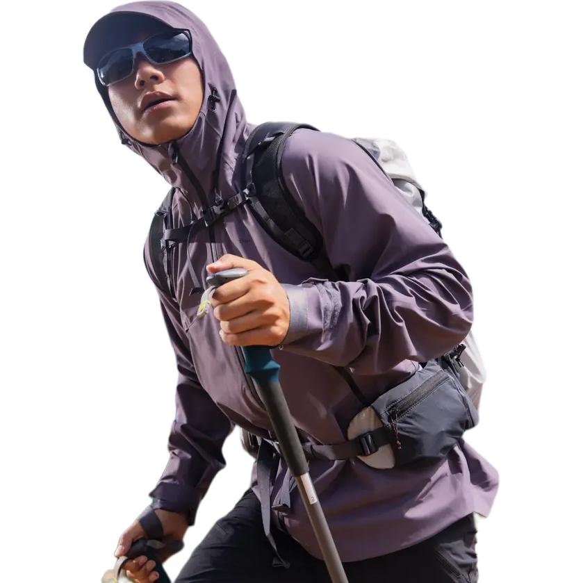 DECATHLON MH500 Fashion Casual Waterproof Windproof Breathable Jacket Men's Purple
