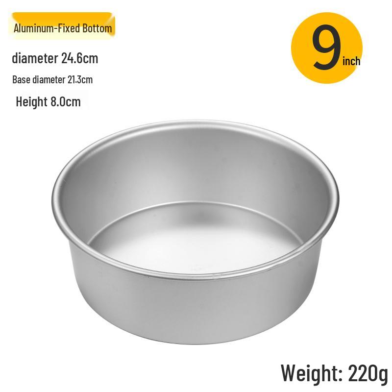 Anodized Round Chiffon Cake Mold for Home Baking