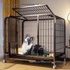 Medium/Large Indoor Dog Cage with Integrated Toilet for Shiba Inu & Corgi