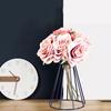 Blumenständer, eleganter, ausgehöhlter Blumenvasenständer aus Metall für Hochzeiten, Herzstück, Büros und Heimdekoration