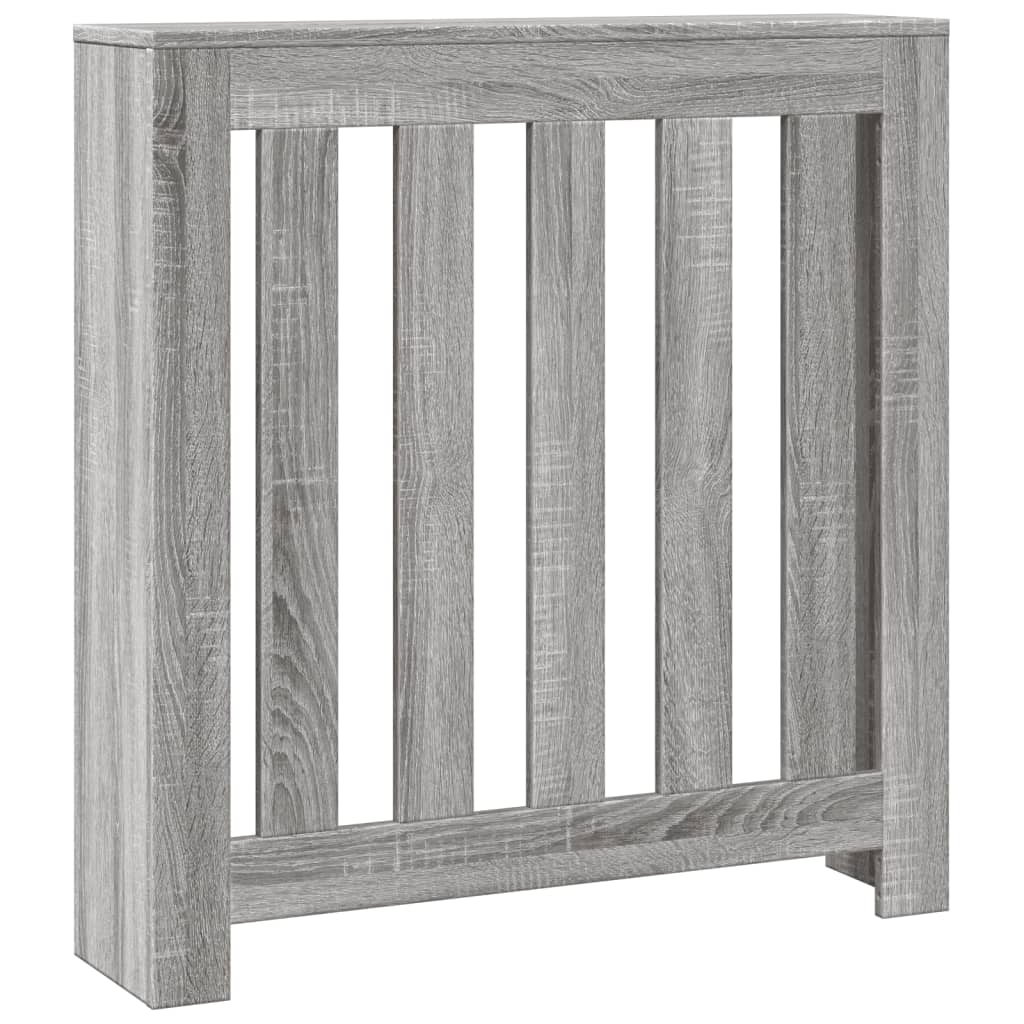 Radiator Cover Grey Sonoma 78 x 20 x 82 cm Particleboard
