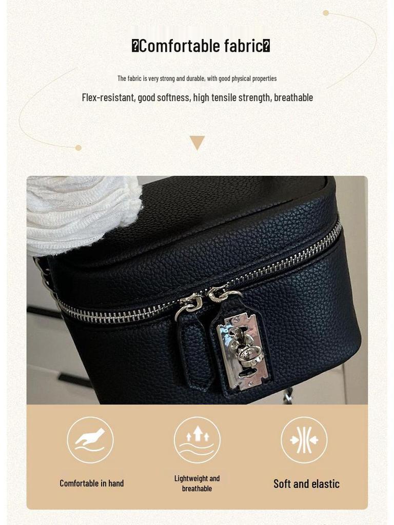 Women's Fashion Square Lock Chain Crossbody Bag