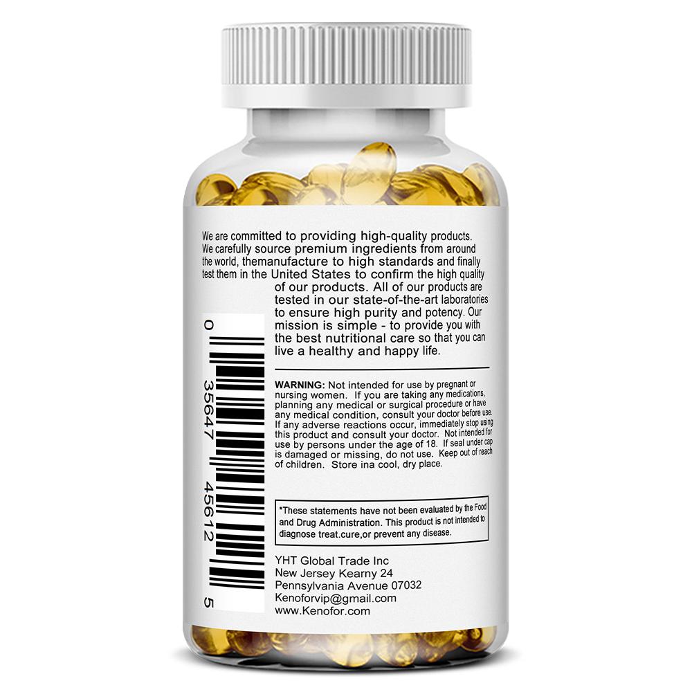 Ceylon-Zimt 6000 mg Nahrungsergänzungsmittel, 120 Weichkapseln pro Flasche