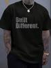 100% Cotton Built Different - Funny - Vintage T-Shirt Women's Men's Graphic Tee