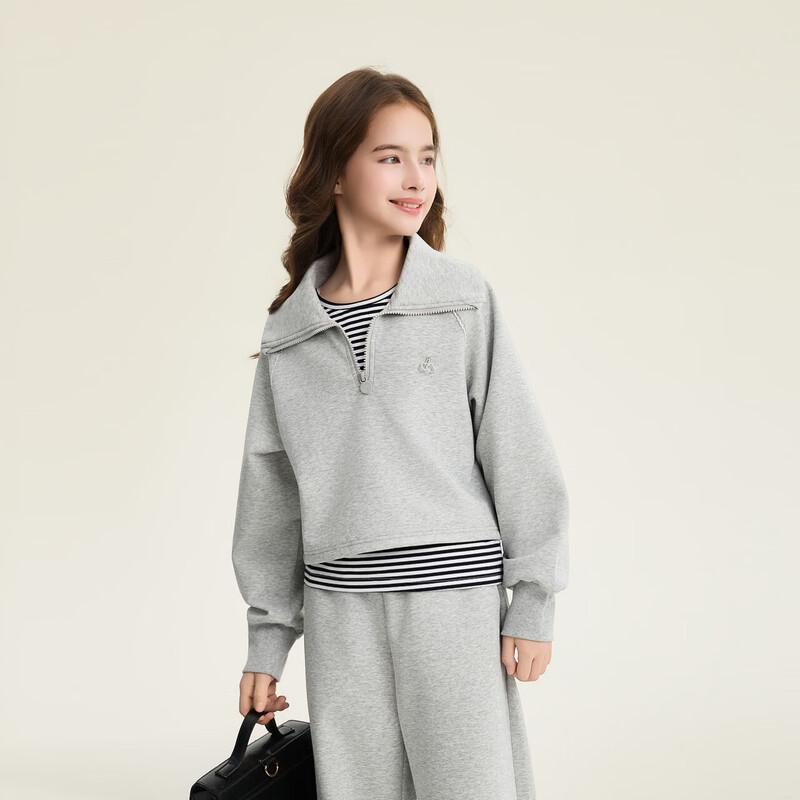 Девочковый весенне-осенний костюм-тройка DEESHA с лацканами 130