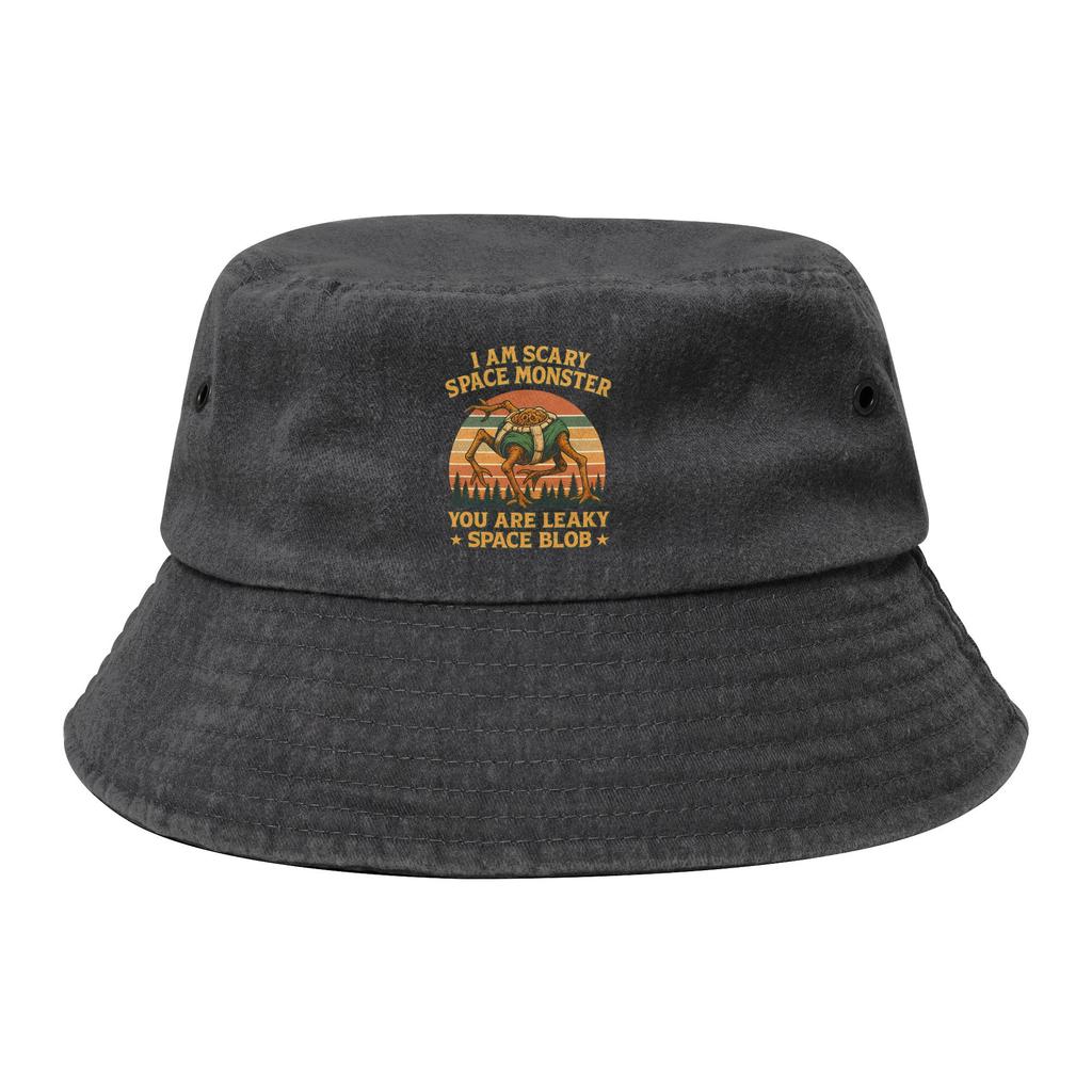 Unisex Distressed Denim Washed Bucket Hat Funny Rocky Project Hail Mary Meme Retro Summer Headwear Fishing Cap Panama Hat Gift