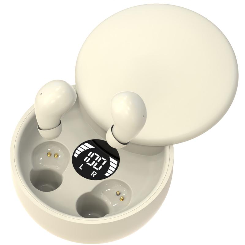 

SK26 Bluetooth 5.4 Wireless Earphones Small Earbuds Sleeping Sport Invisible Headphones Bass Sound Quality Headset Sliding Cover хаки