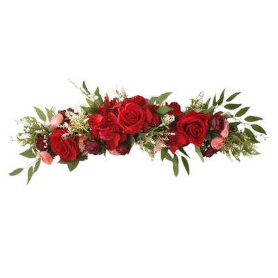 Kunstmatige Roos Bloem Swag Decoratieve Swag voor Bruiloftsboog Voordeur Muurdecoratie Tafelstukken Huisdecoratie